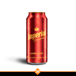 CERVEZA IMPERIAL AMBER LAGER LATA X 473CC.