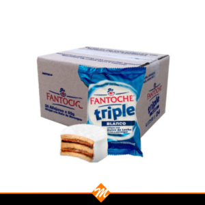ALFAJOR FANTOCHE TRIPLE BLANCO X 24UN.