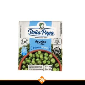 ARVEJAS BAJO EN SODIO DOÑA PUPA X 340GR