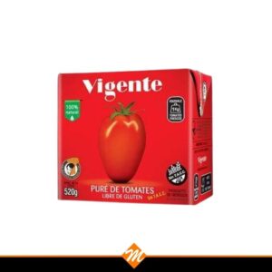 PURE DE TOMATE VIGENTE X 520GR.