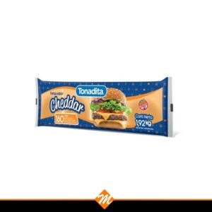 QUESO CHEDDAR TONADITA EN FETAS X 1.92KG.