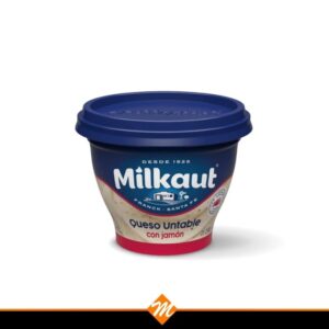 QUESO UNTABLE MILKAUT C/JAMON X 190GR.