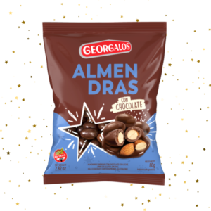 ALMENDRAS GEORGALOS C/CHOC. X 80GR.