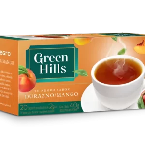 TE GREEN HILLS DURAZNO Y MANGO x 20 SOBRES
