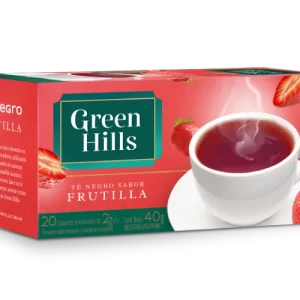 TE GREEN HILLS FRUTILLA x 20 SOBRES